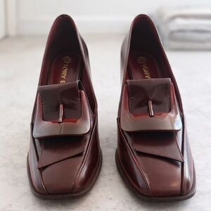 Tory Burch - Patent Leather Buckle Heels / Wild Berry size 9 - Women